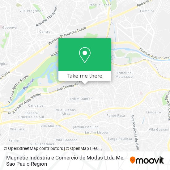 Mapa Magnetic Indústria e Comércio de Modas Ltda Me