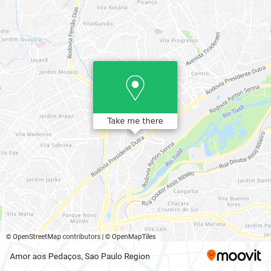 Mapa Amor aos Pedaços