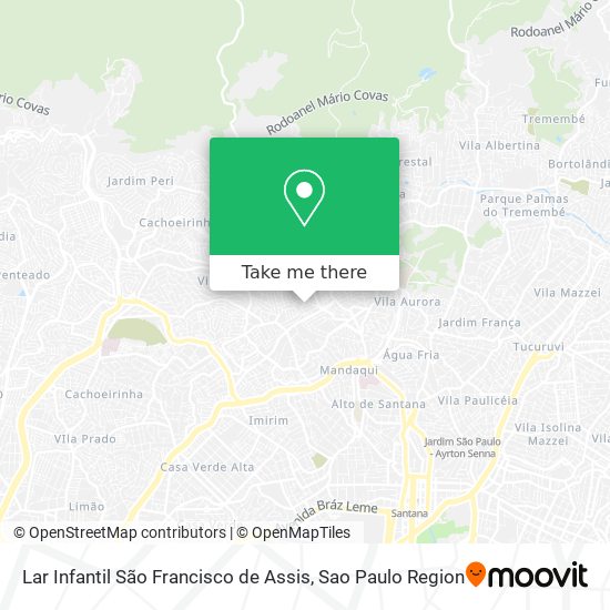 Lar Infantil São Francisco de Assis map