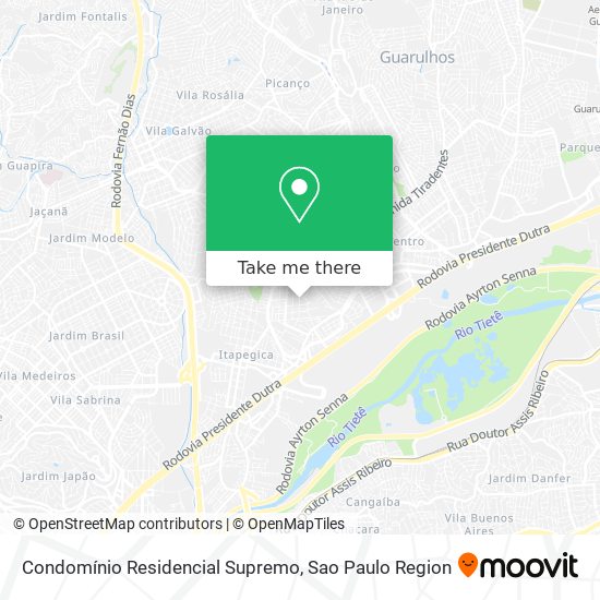 Condomínio Residencial Supremo map