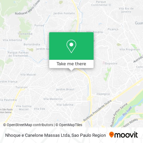 Nhoque e Canelone Massas Ltda map