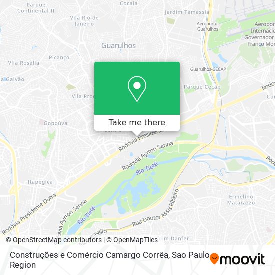 Construções e Comércio Camargo Corrêa map