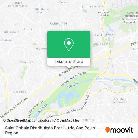 Saint Gobain Distribuição Brasil Ltda map