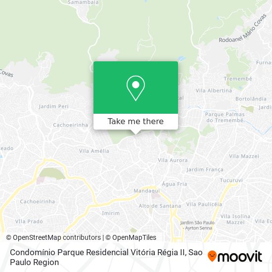 Mapa Condomínio Parque Residencial Vitória Régia II