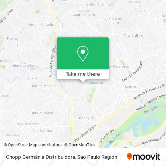 Mapa Chopp Germânia Distribuidora