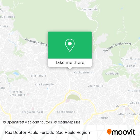 Mapa Rua Doutor Paulo Furtado