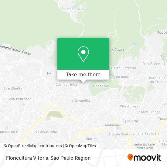 Floricultura Vitória map