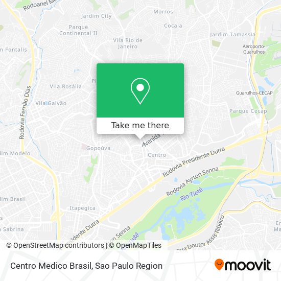 Centro Medico Brasil map