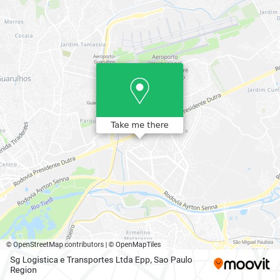 Sg Logistica e Transportes Ltda Epp map