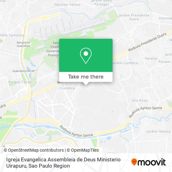 Igreja Evangelica Assembleia de Deus Ministerio Uirapuru map