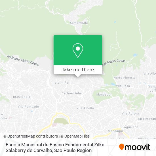 Escola Municipal de Ensino Fundamental Zilka Salaberry de Carvalho map