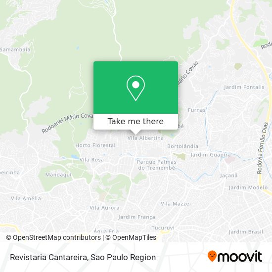 Mapa Revistaria Cantareira