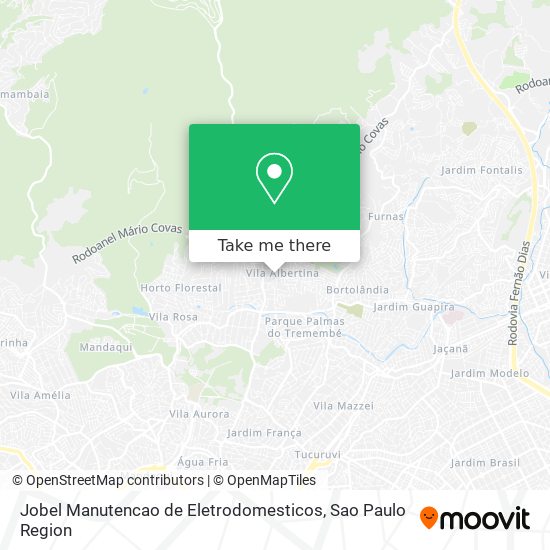 Jobel Manutencao de Eletrodomesticos map