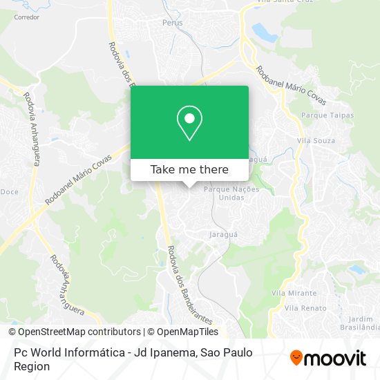 Pc World Informática - Jd Ipanema map