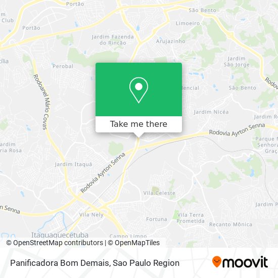 Panificadora Bom Demais map