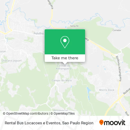 Rental Bus Locacoes e Eventos map
