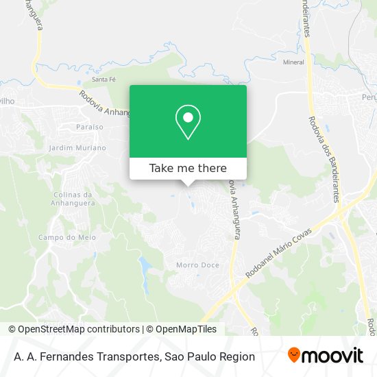 Mapa A. A. Fernandes Transportes