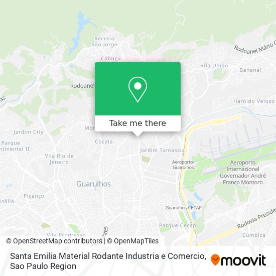 Santa Emilia Material Rodante Industria e Comercio map