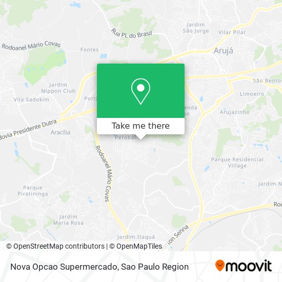 Nova Opcao Supermercado map