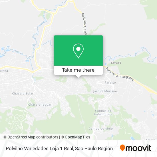 Polvilho Variedades Loja 1 Real map