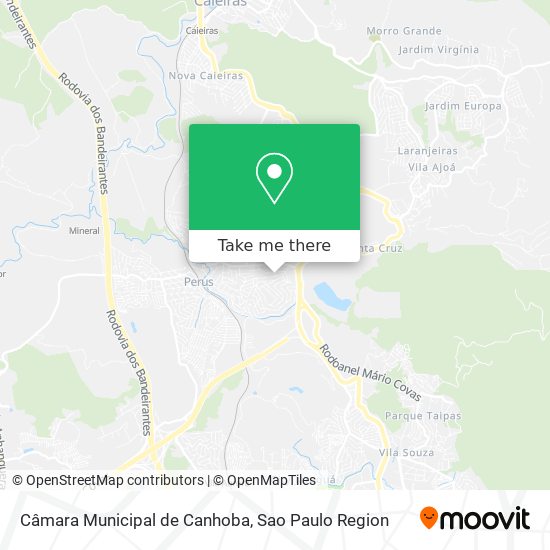 Câmara Municipal de Canhoba map