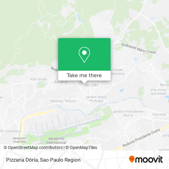 Pizzaria Dória map