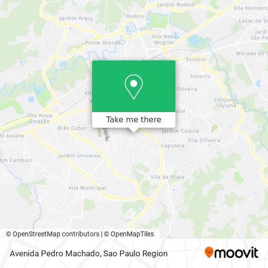 Mapa Avenida Pedro Machado