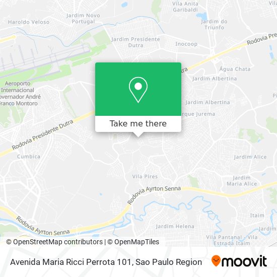 Avenida Maria Ricci Perrota 101 map
