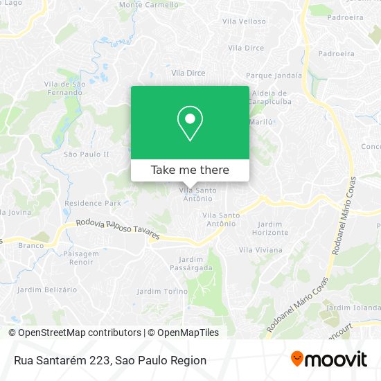 Rua Santarém 223 map