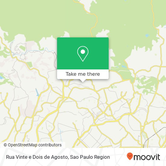 Rua Vinte e Dois de Agosto map