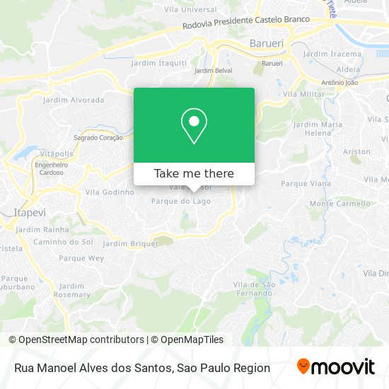 Rua Manoel Alves dos Santos map