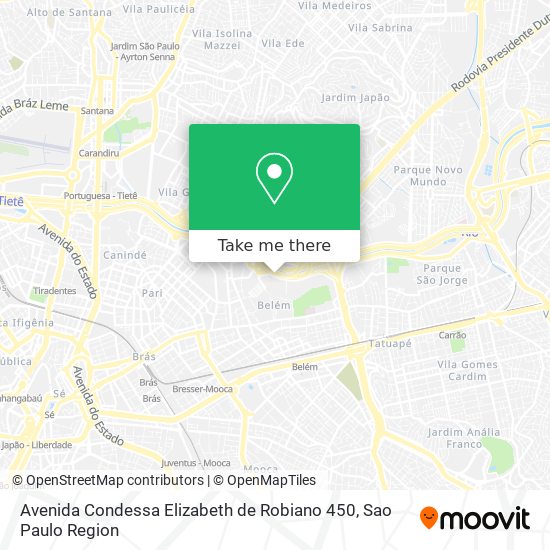 Avenida Condessa Elizabeth de Robiano 450 map