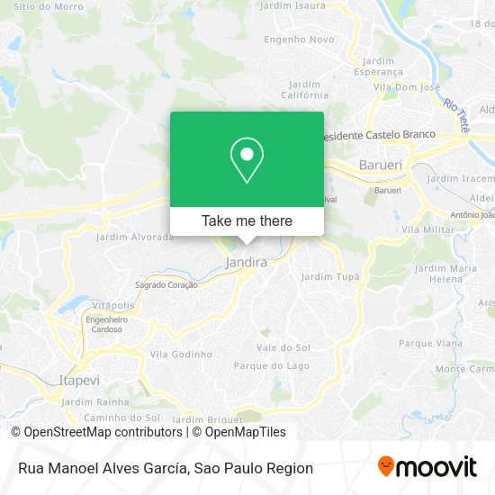 Rua Manoel Alves García map