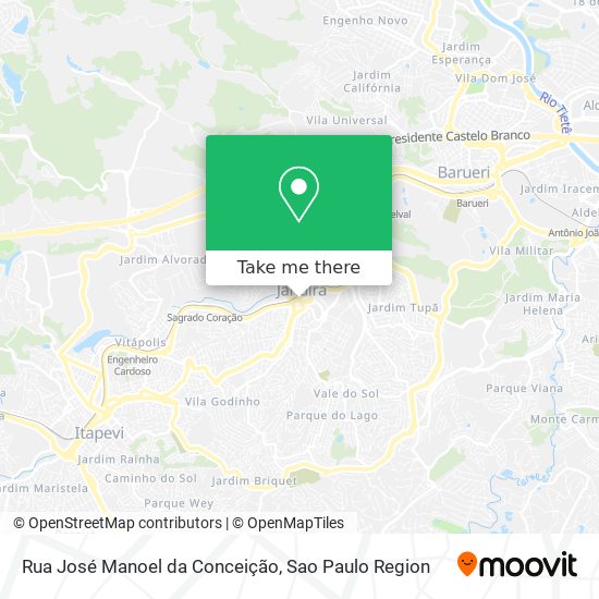 Rua José Manoel da Conceição map