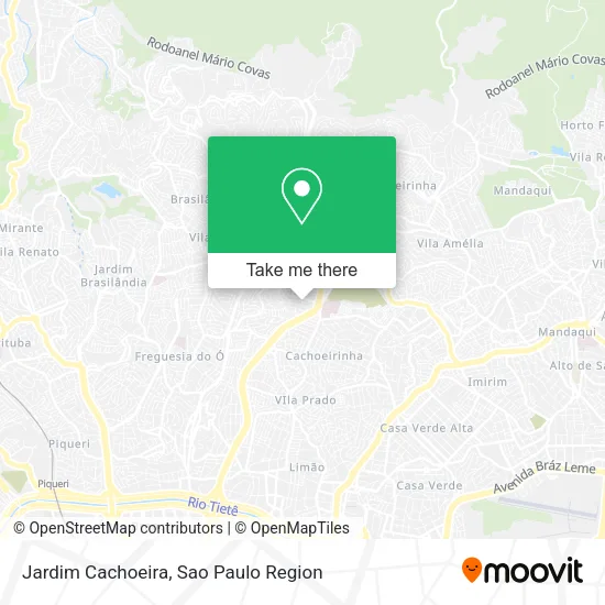Jardim Cachoeira map