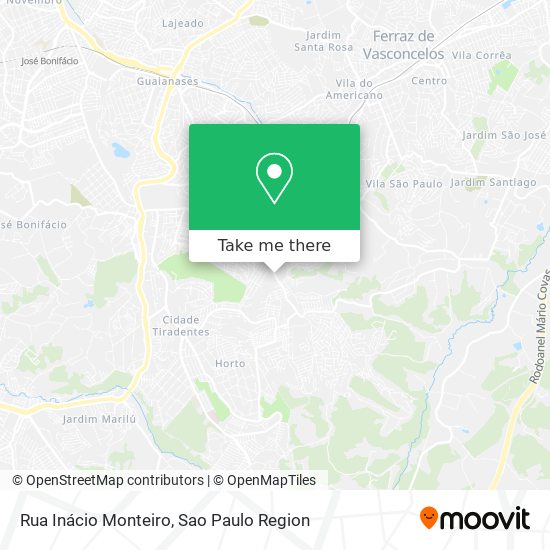 Rua Inácio Monteiro map