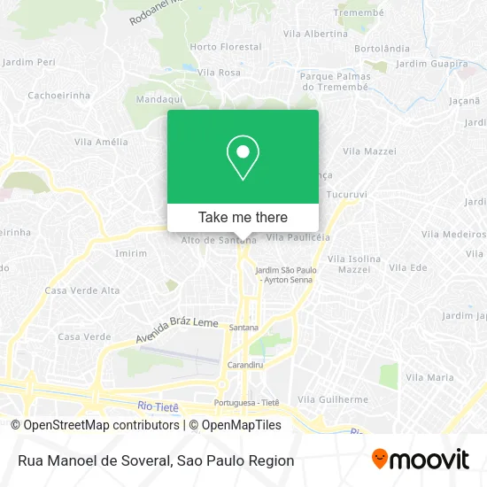Rua Manoel de Soveral map