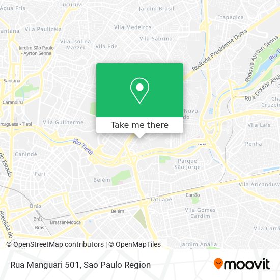 Rua Manguari 501 map