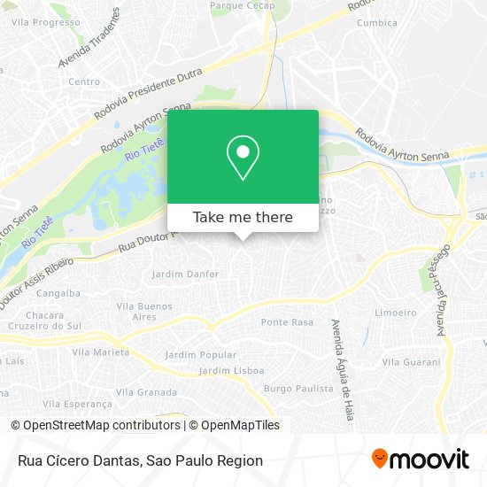 Mapa Rua Cícero Dantas