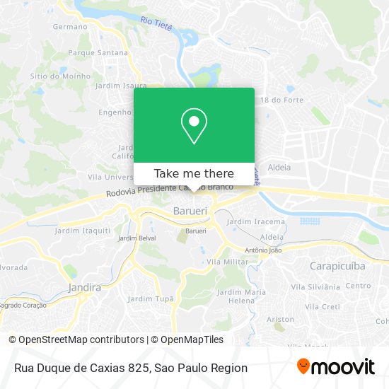 Mapa Rua Duque de Caxias 825