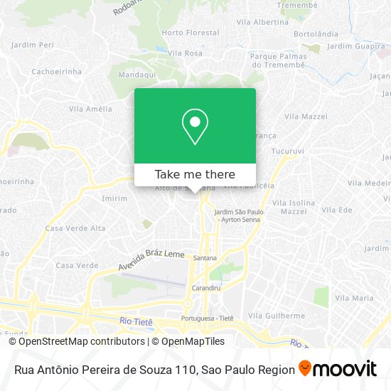 Rua Antônio Pereira de Souza 110 map