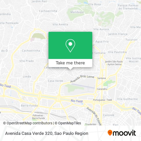 Avenida Casa Verde 320 map