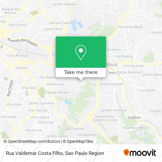 Rua Valdemar Costa Filho map