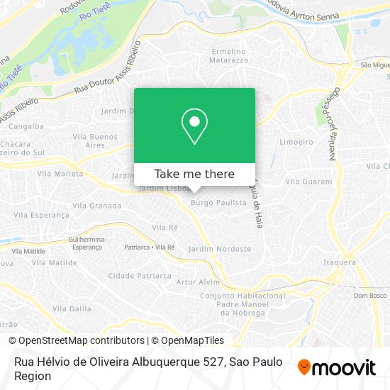 Mapa Rua Hélvio de Oliveira Albuquerque 527