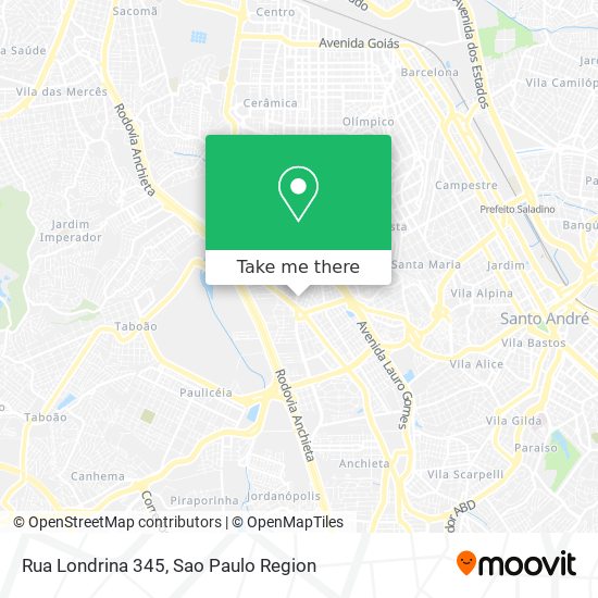 Rua Londrina 345 map