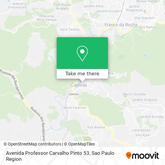 Avenida Professor Carvalho Pinto 53 map