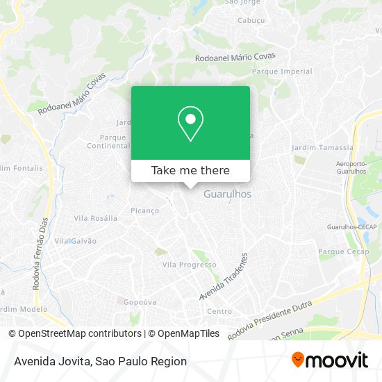 Avenida Jovita map