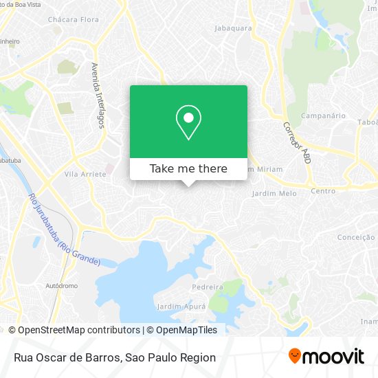 Rua Oscar de Barros map