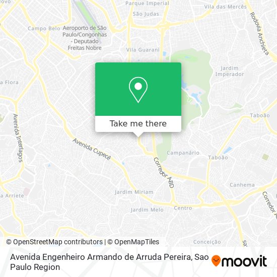 Avenida Engenheiro Armando de Arruda Pereira map