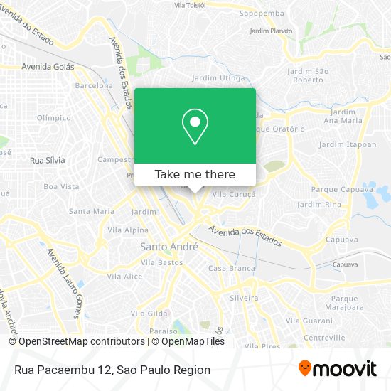 Rua Pacaembu 12 map